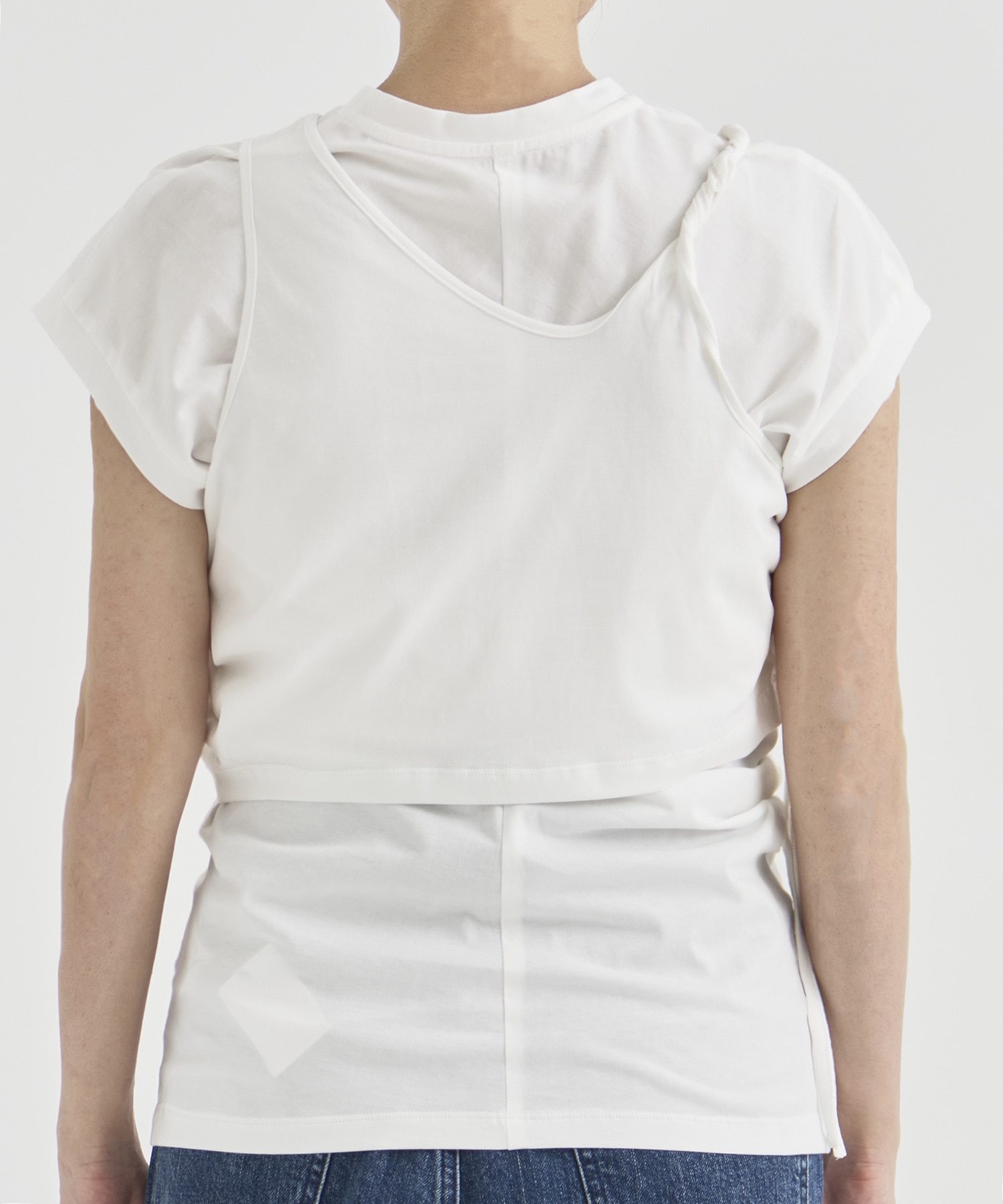 Overlap Spin T-Shirt