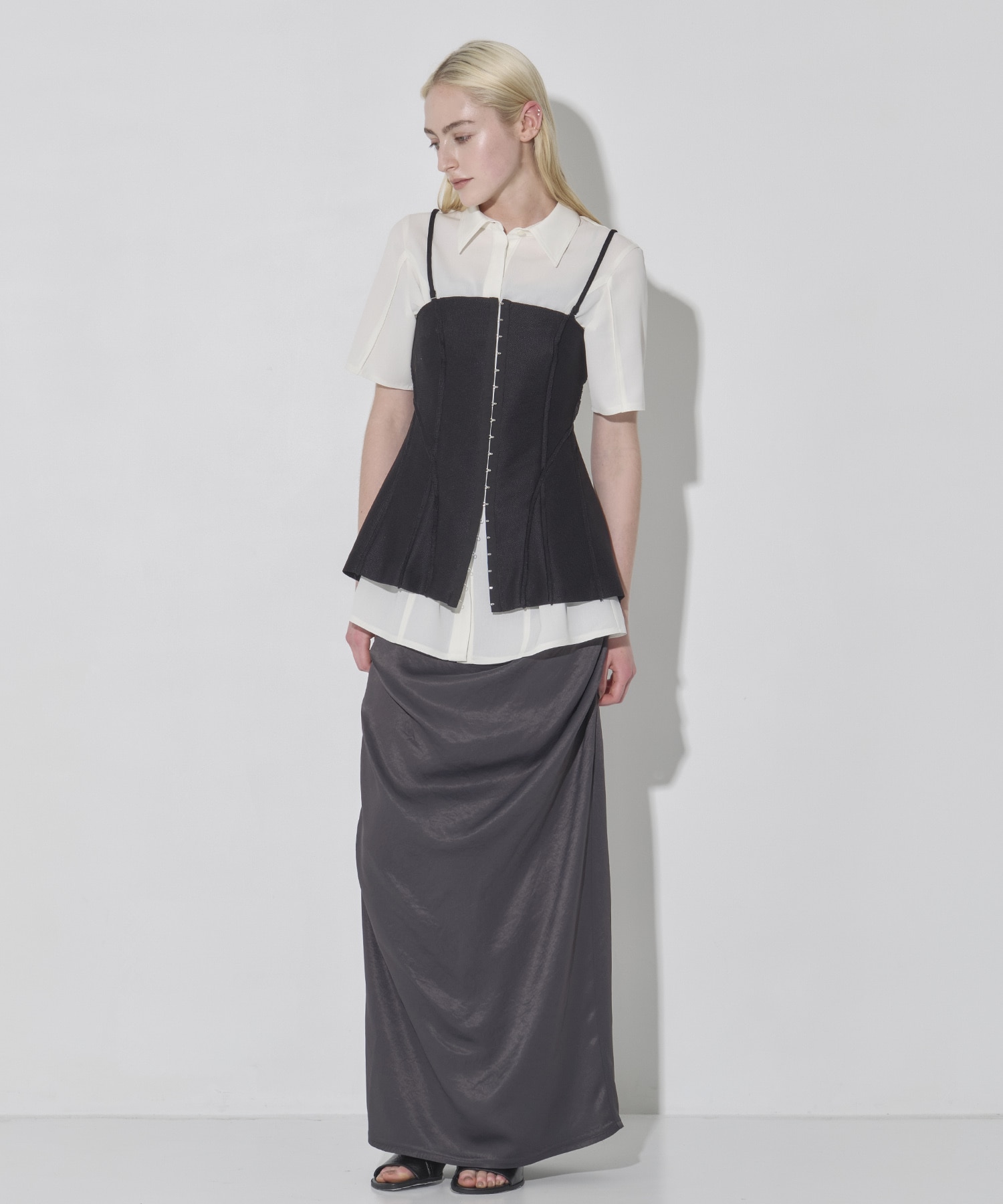 Satin Tack Skirt