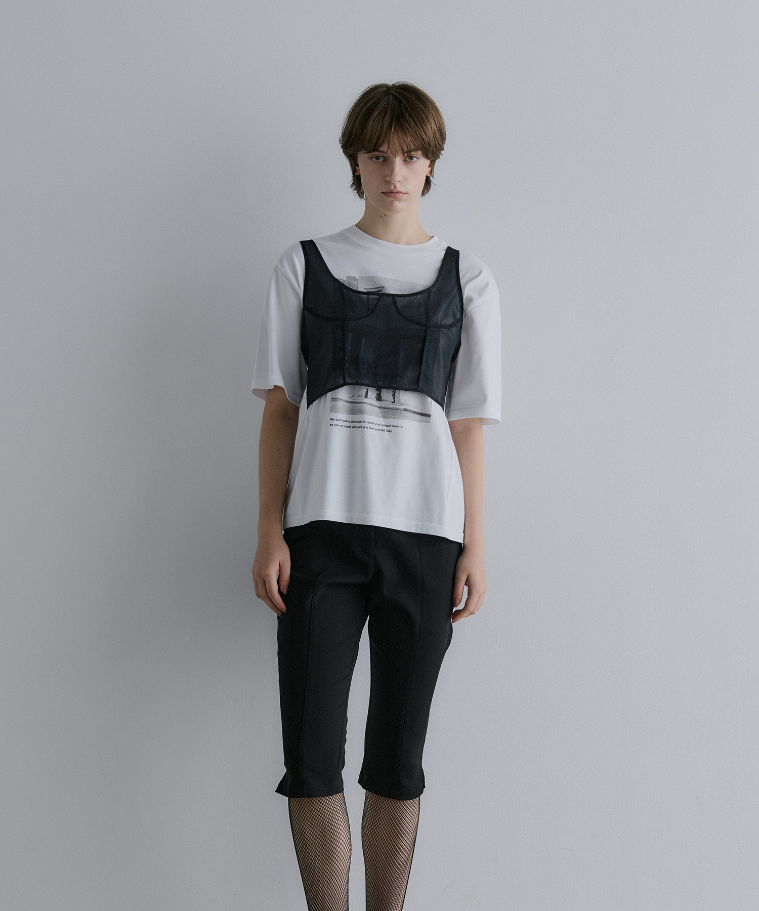 nakes Cotton Organdy Bustier
