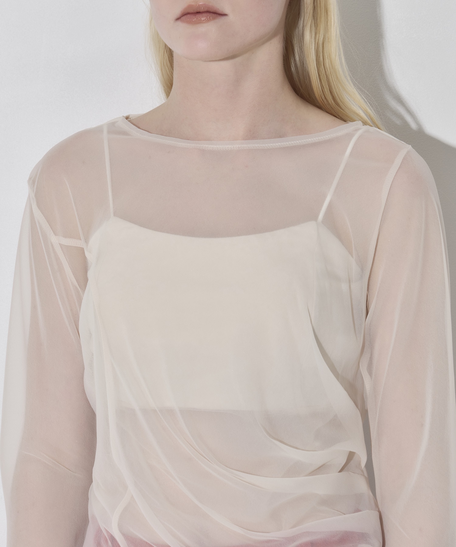 Tack Layered SheerT-Shirt