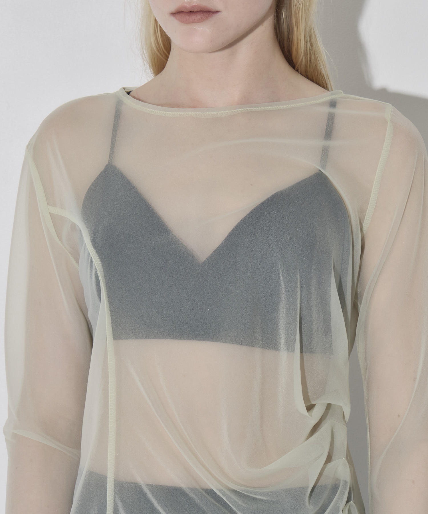 Tack Layered SheerT-Shirt