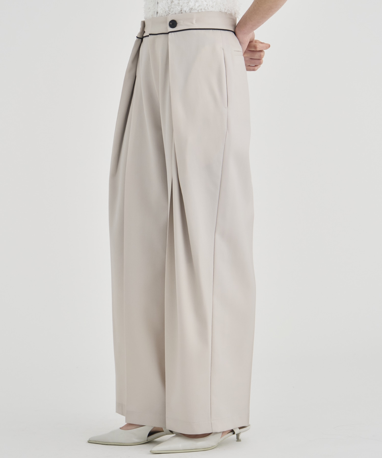 Double Tack Wide Pants