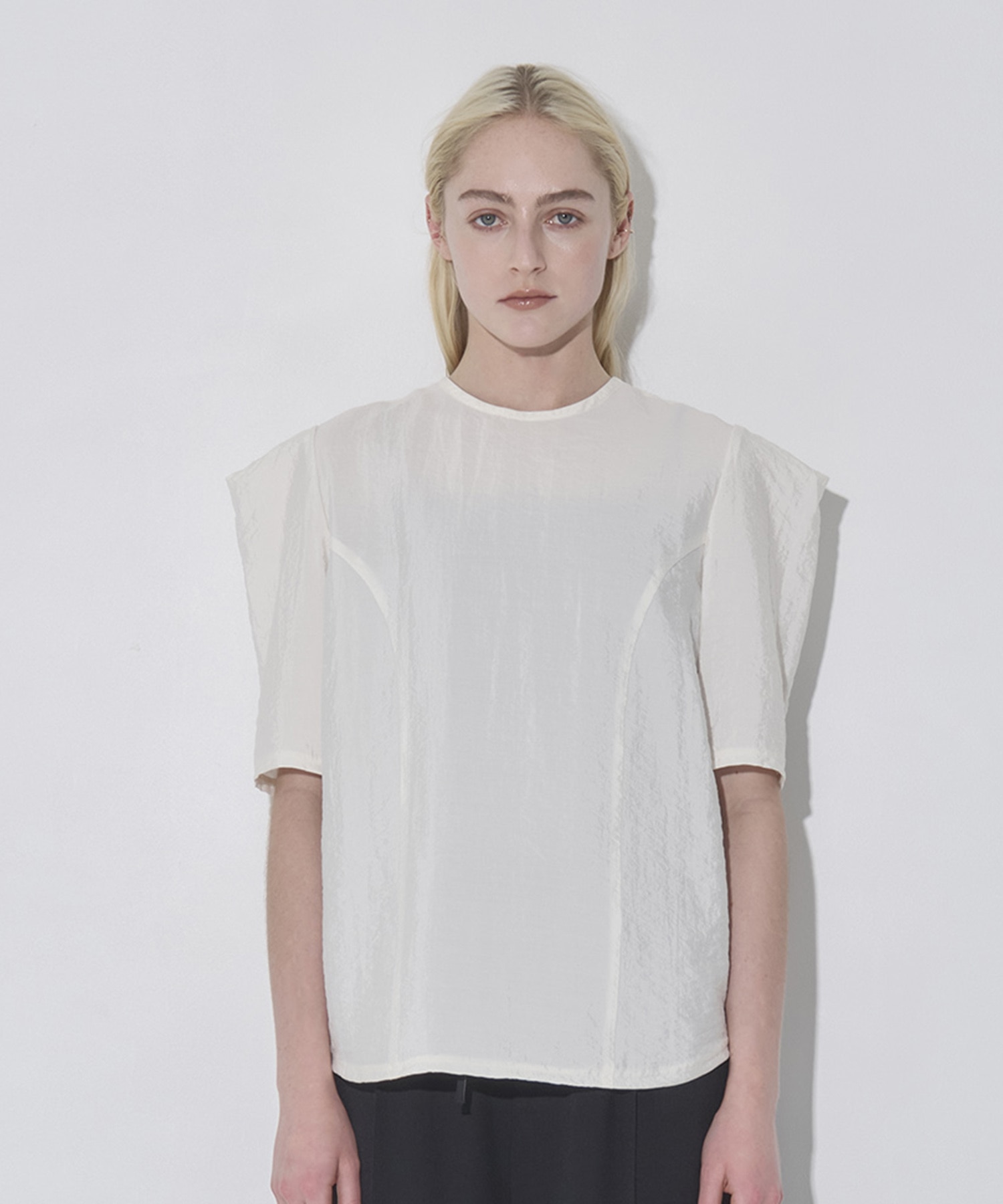 2Way Silk Half Blouse