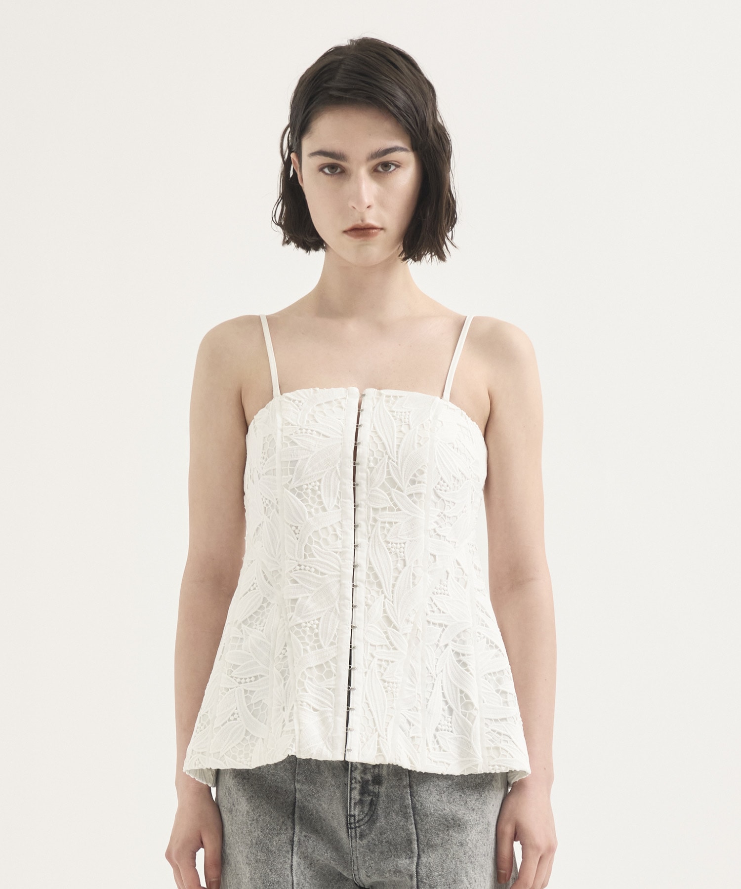 Luminous Lace Bustier