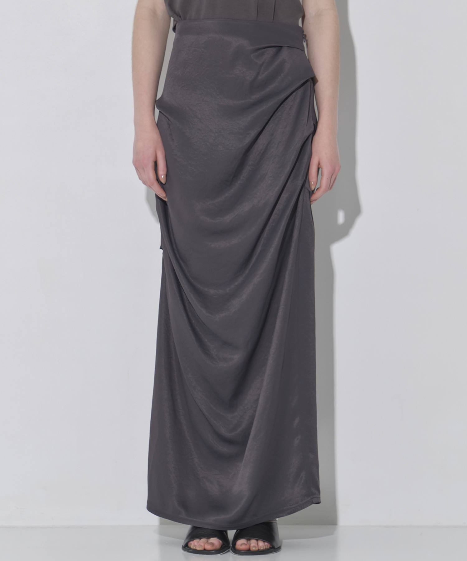 Satin Tack Skirt