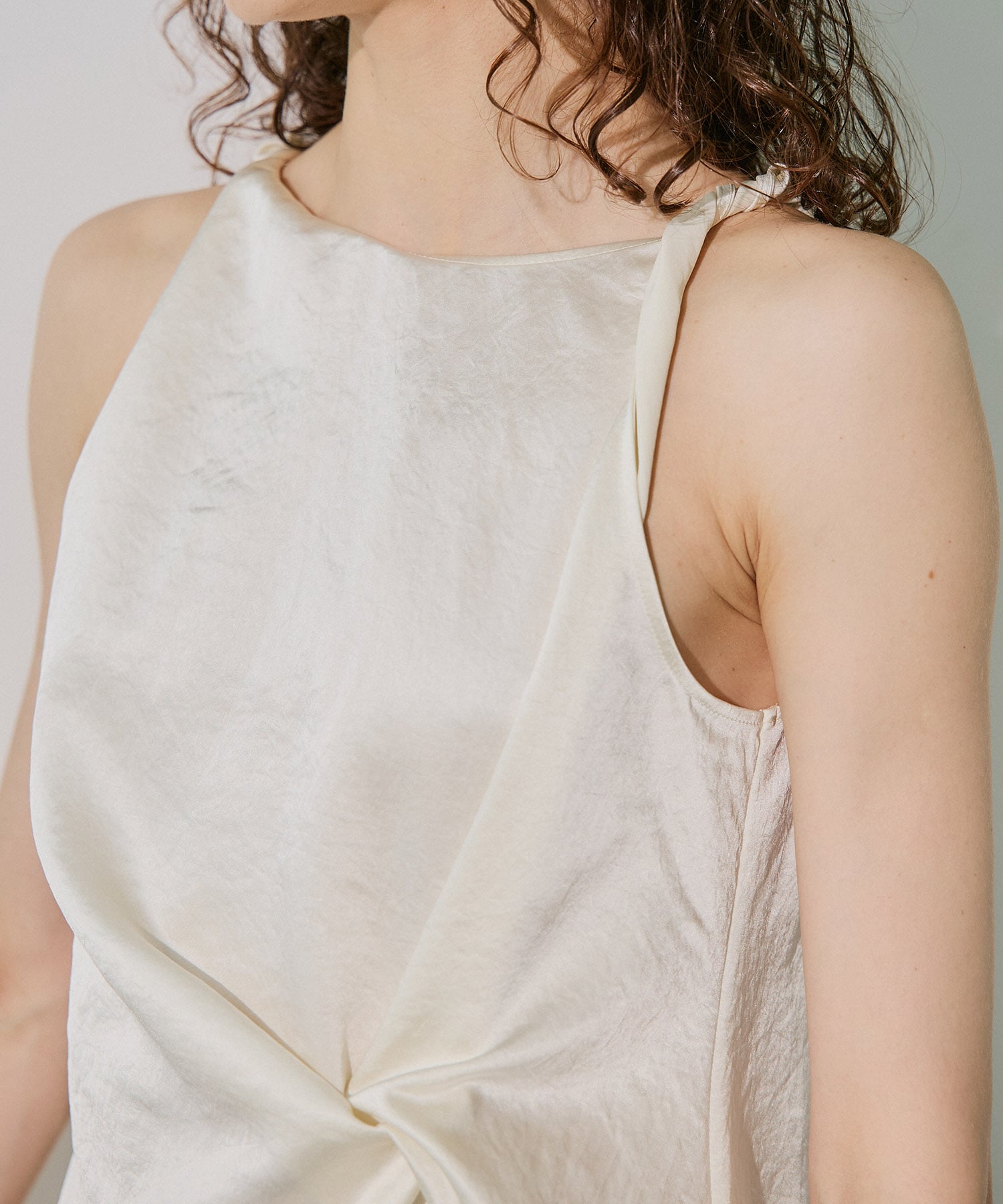 Satin Twist Tank