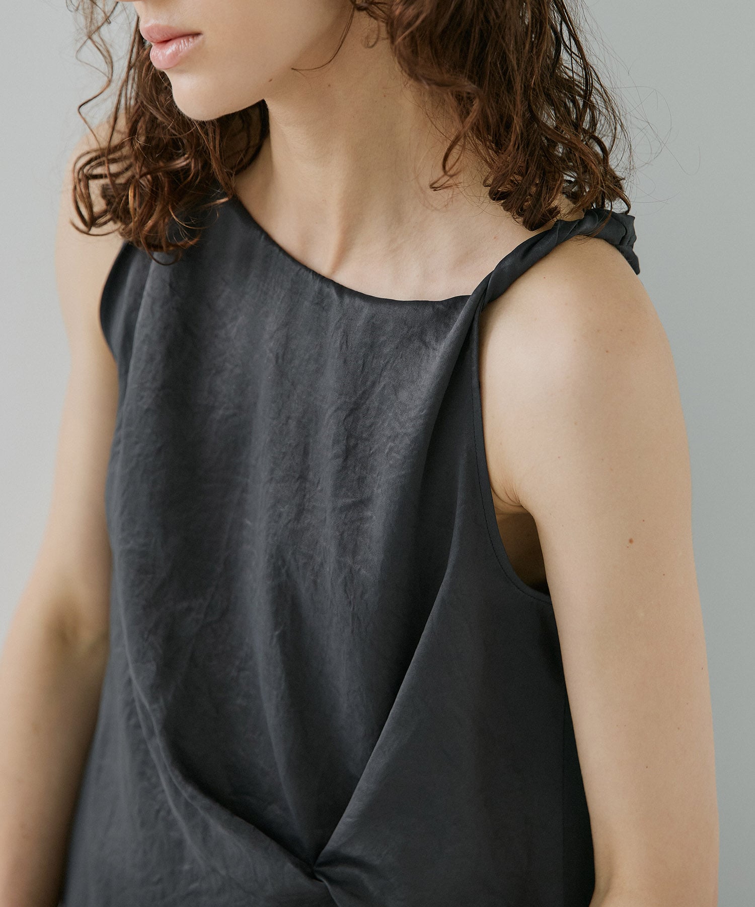 Satin Twist Tank