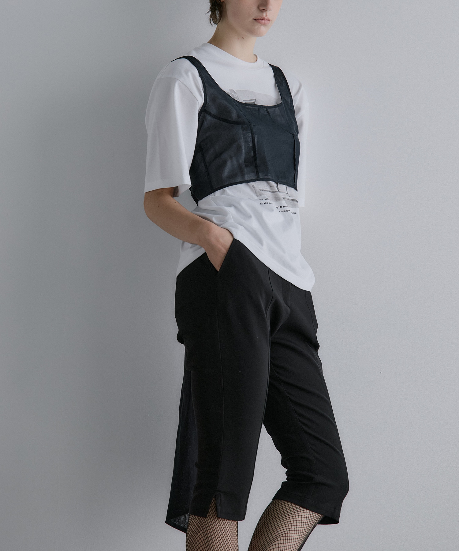 nakes Cotton Organdy Bustier