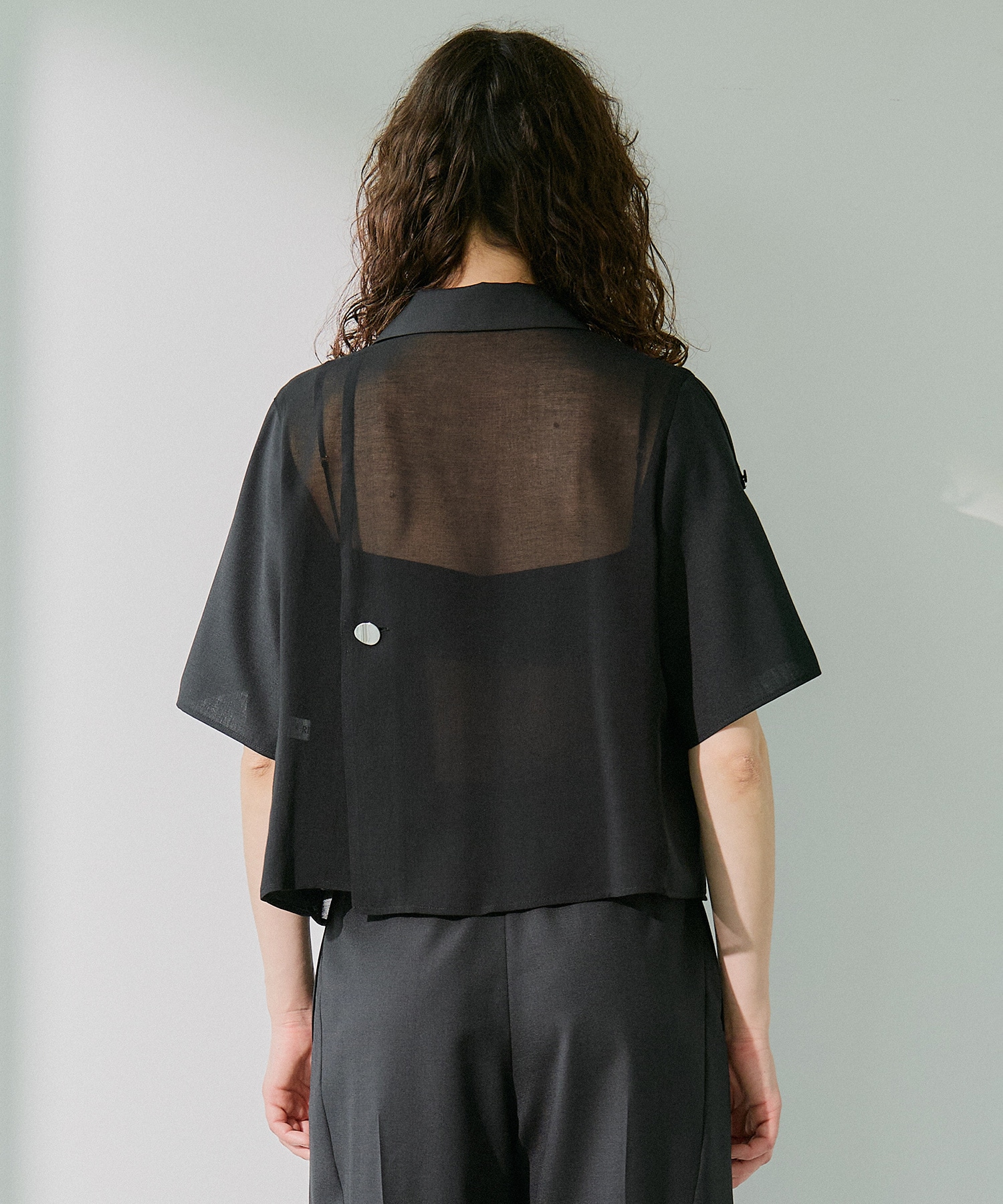 Open Collar Combi Shirts