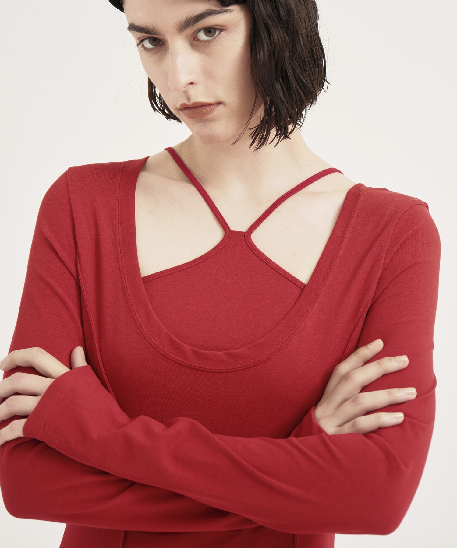 Layered Cut One-Piece
