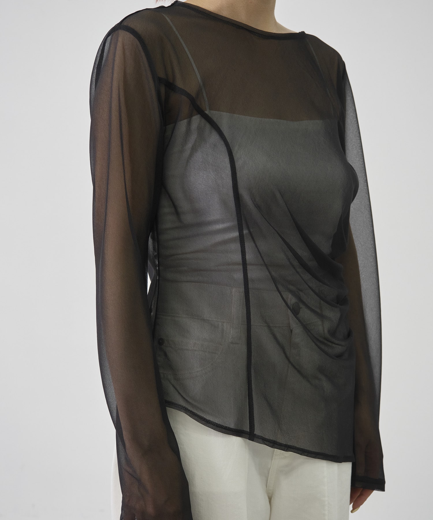 Tack Layered SheerT-Shirt