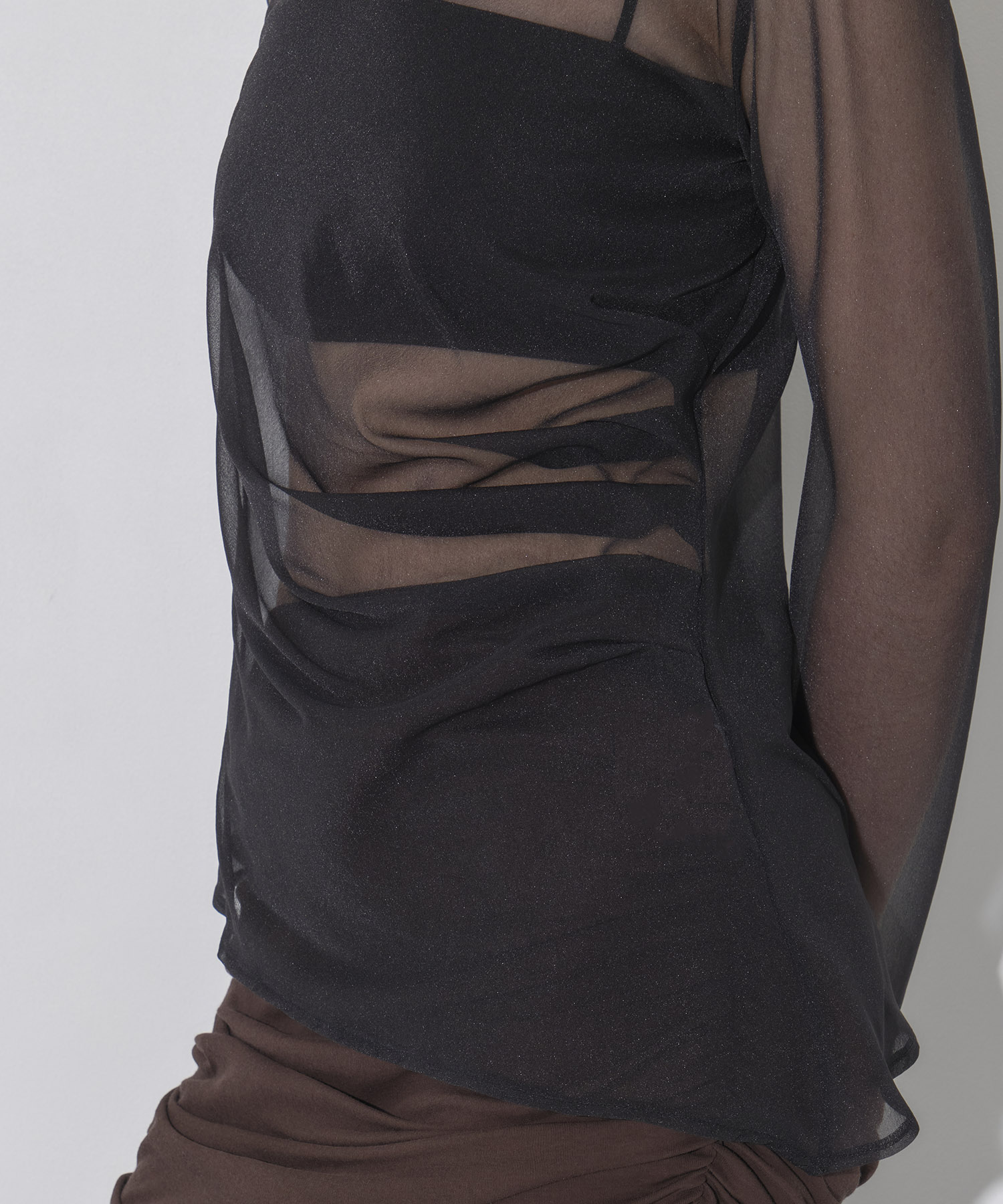 Tack Layered SheerT-Shirt