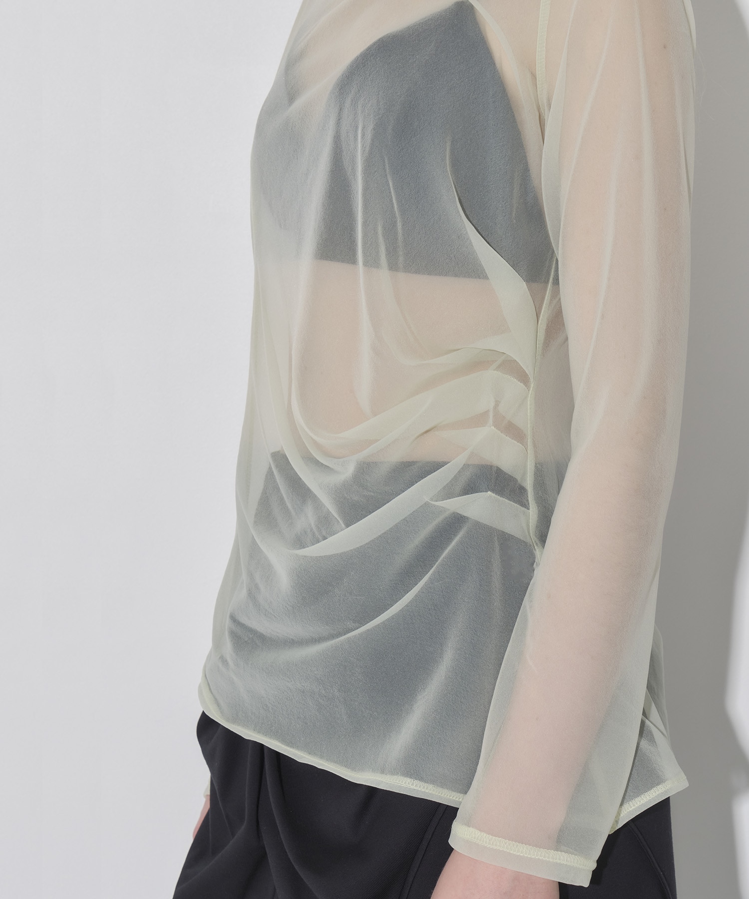 Tack Layered SheerT-Shirt