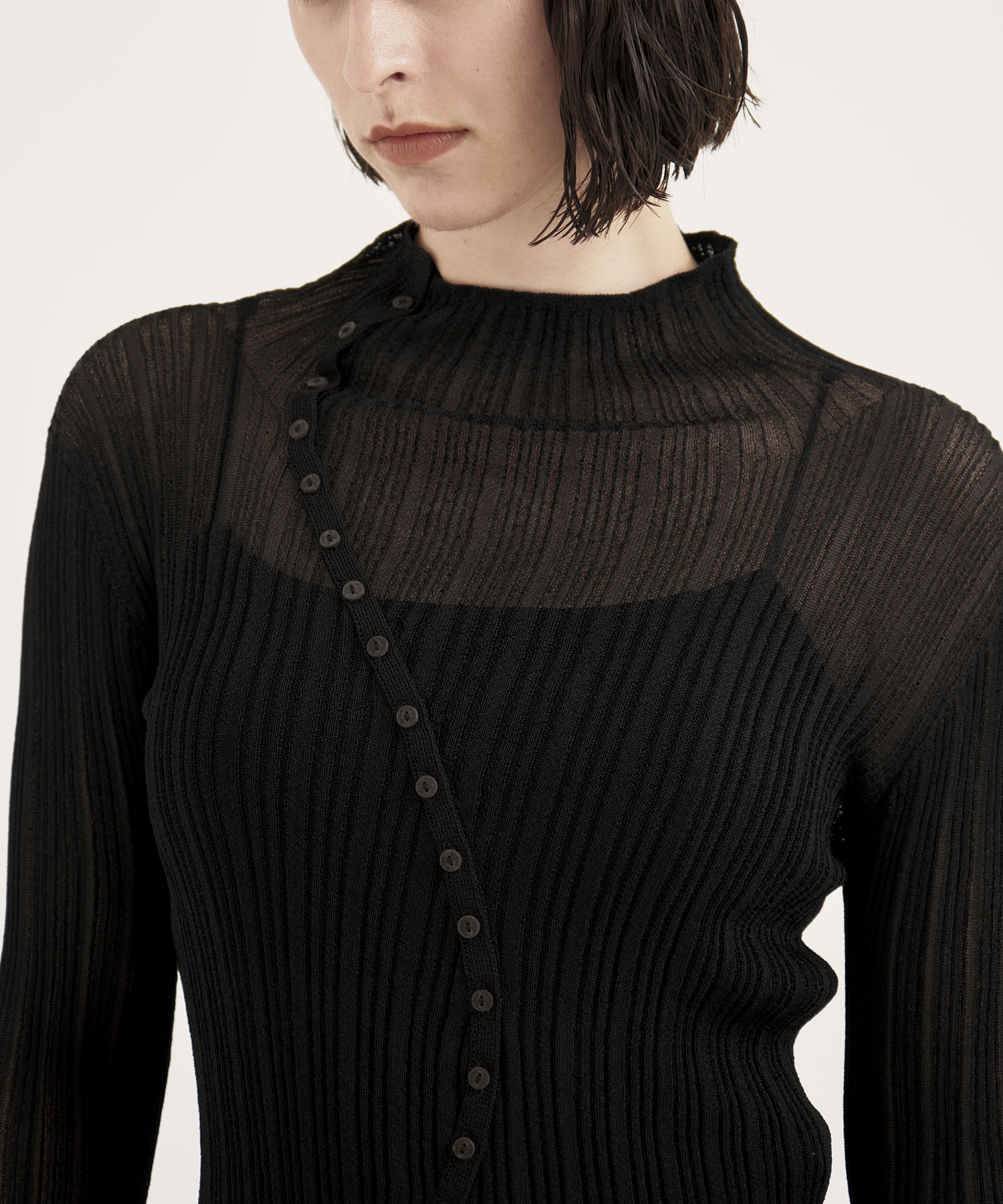Sheer Rib Knit