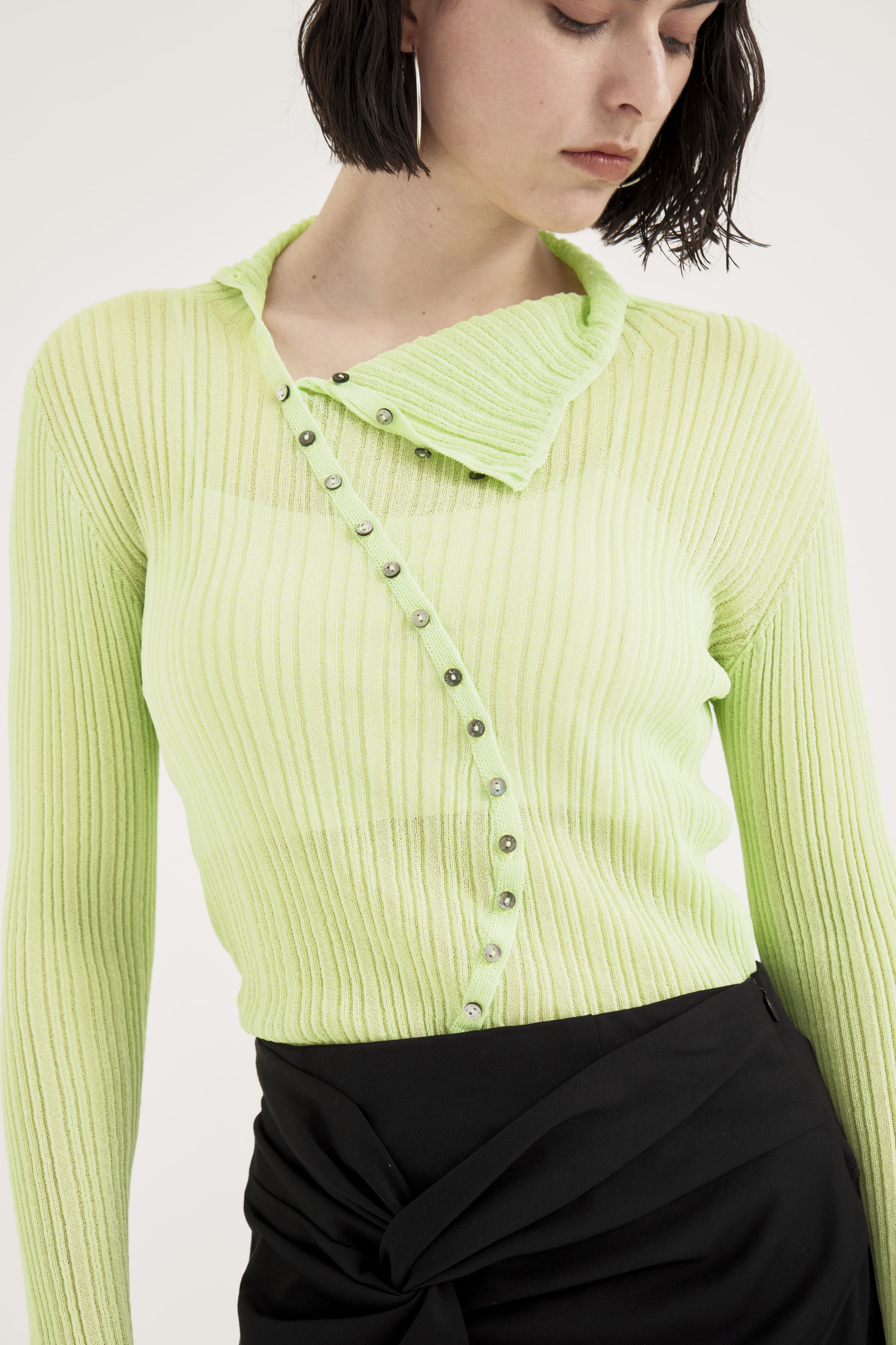 Sheer Rib Knit