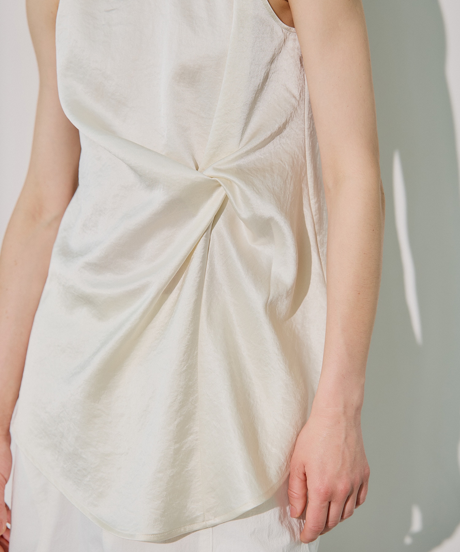 Satin Twist Tank