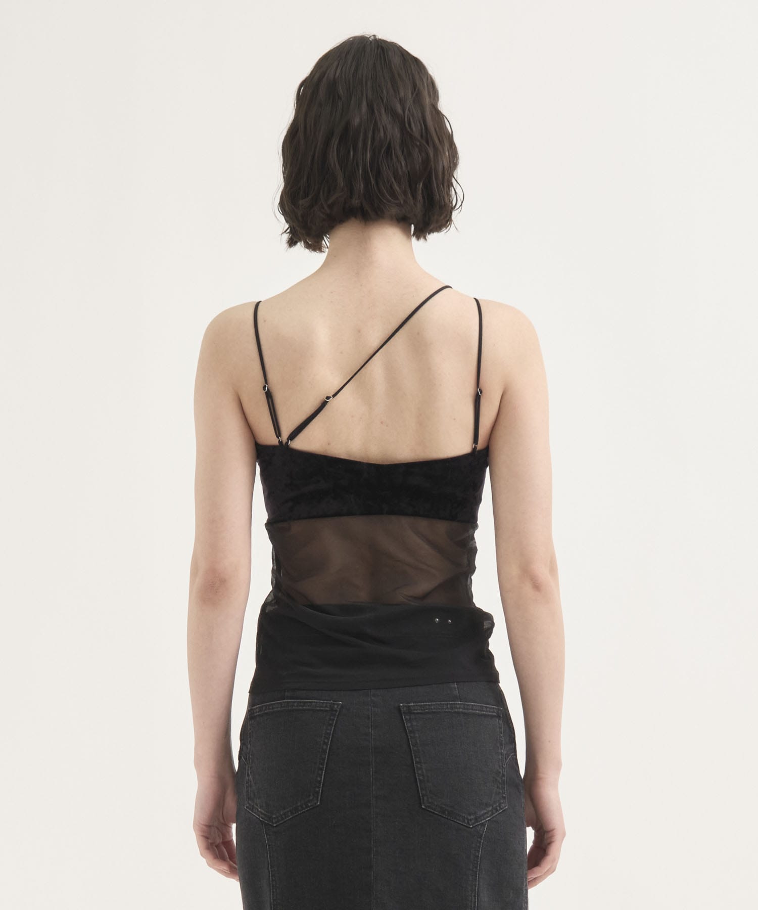 Cupin Velour Asym Camisole