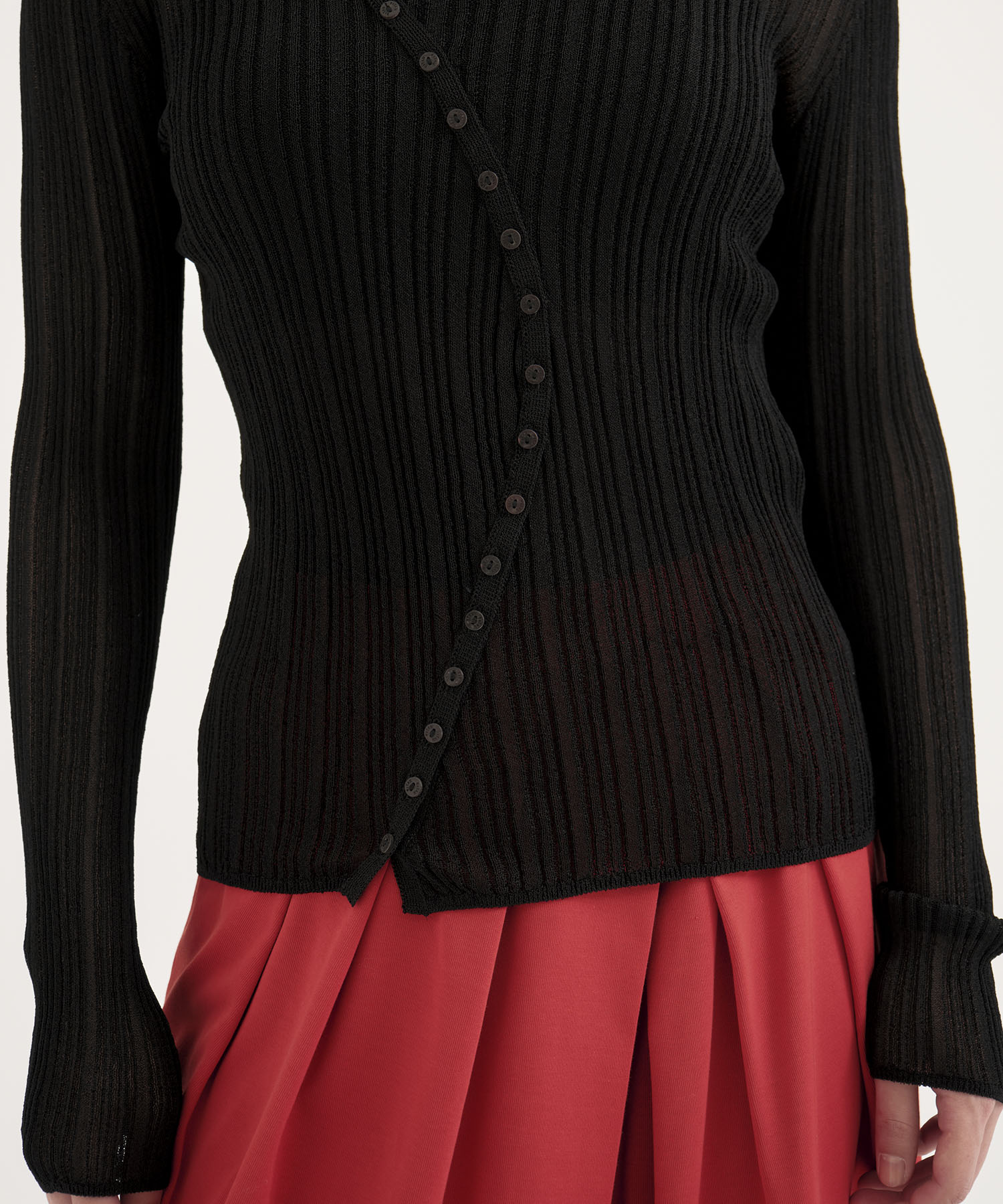 Sheer Rib Knit