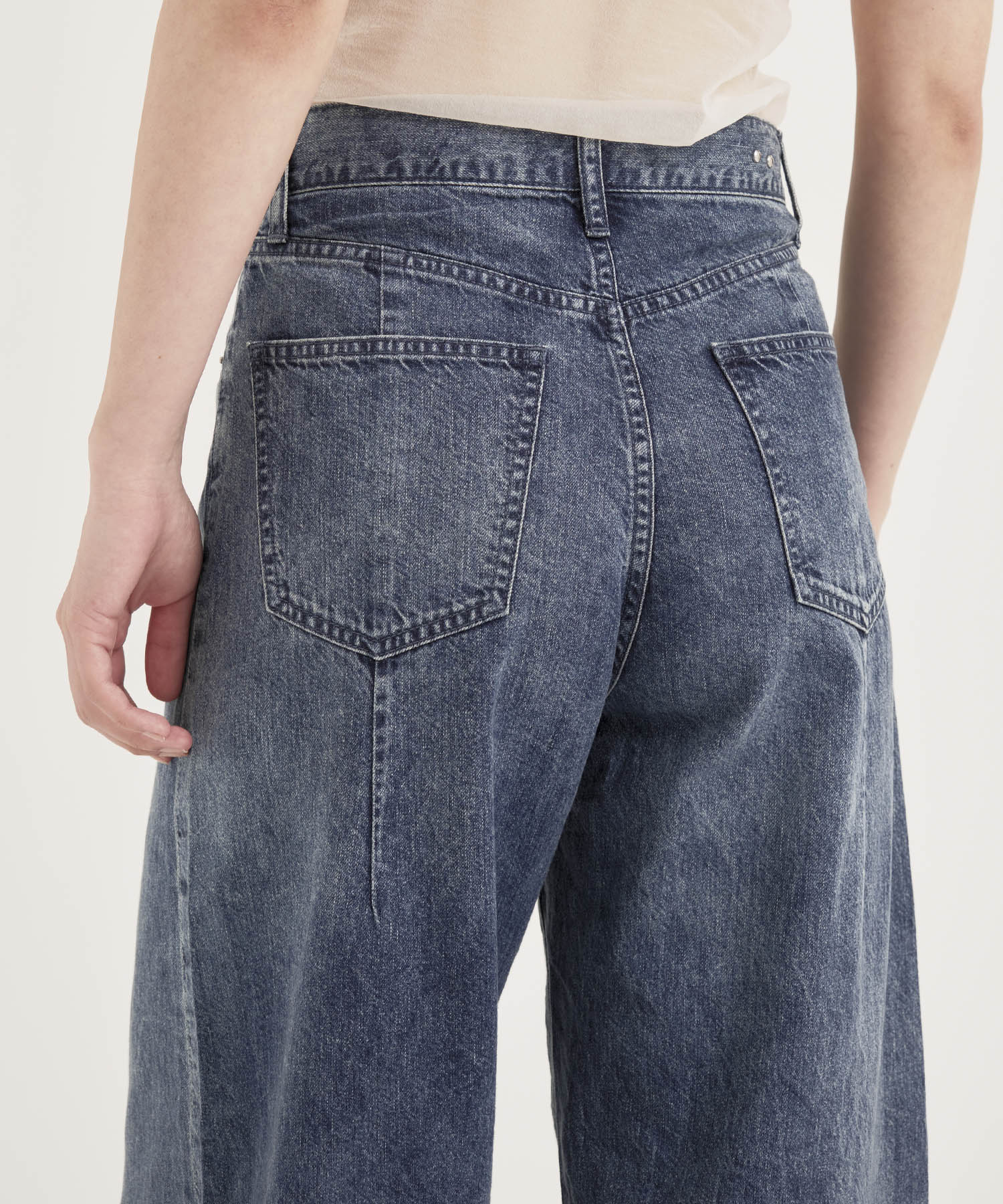 Tencel Curve Denim Pants