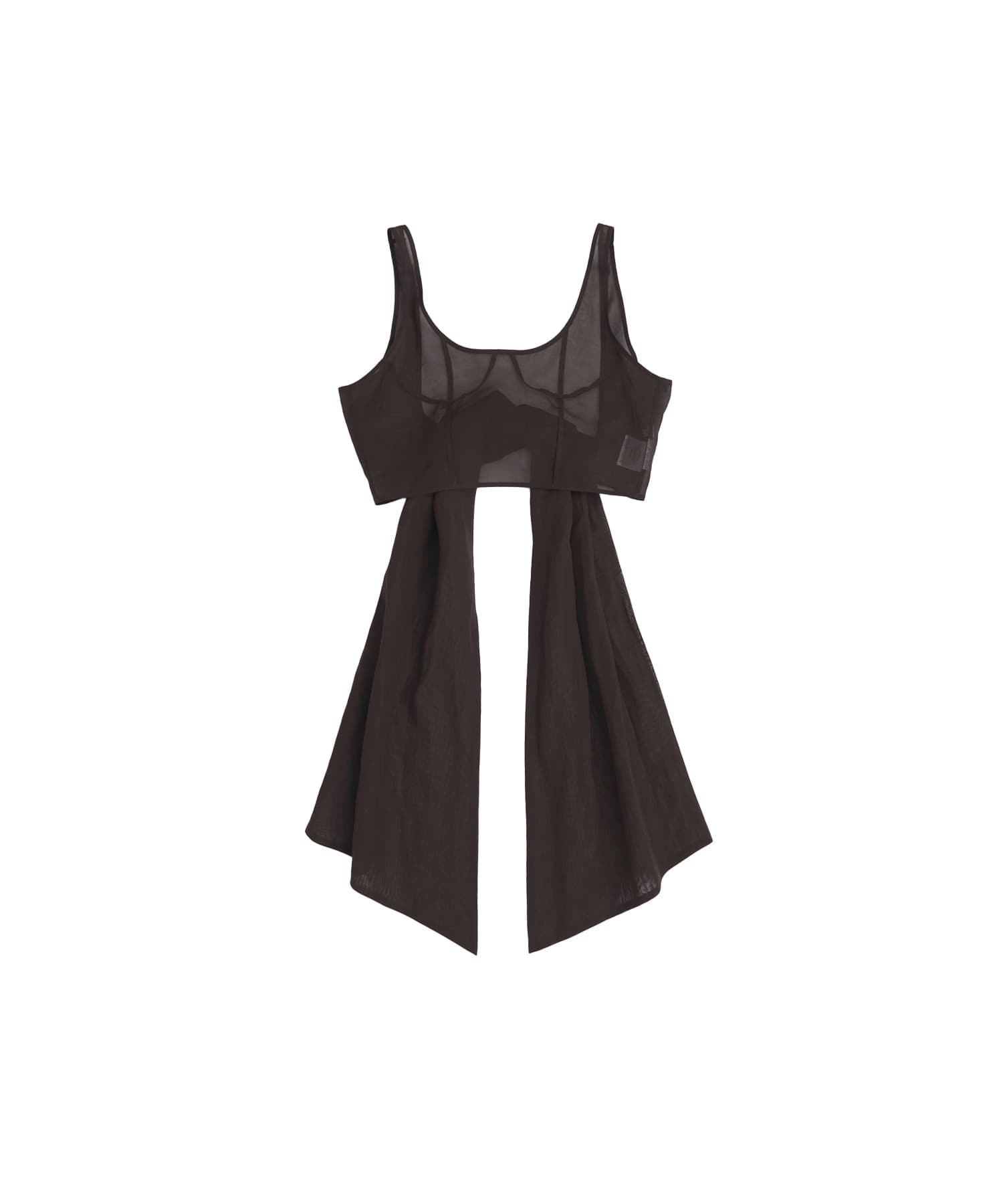 nakes Cotton Organdy Bustier