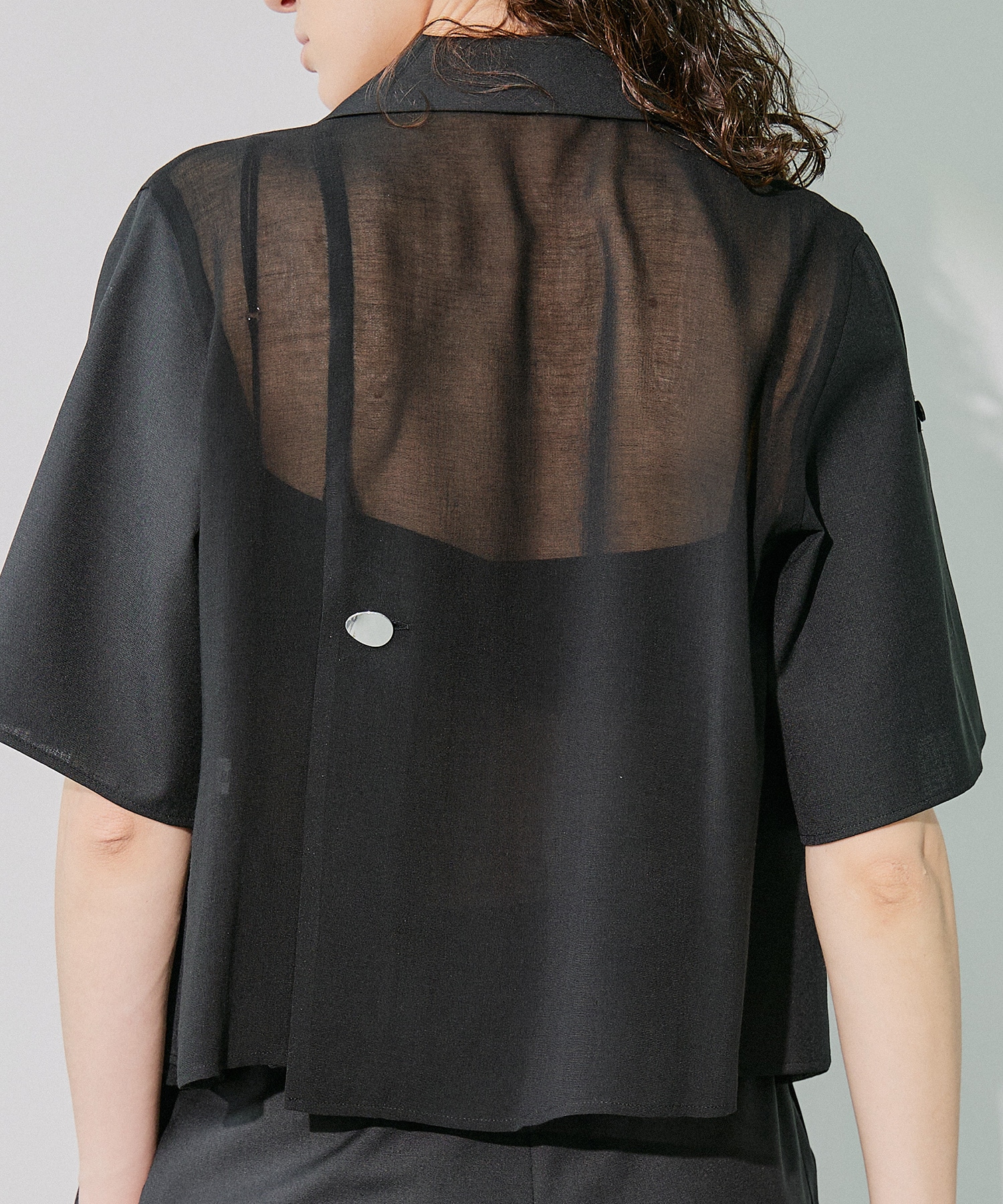 Open Collar Combi Shirts