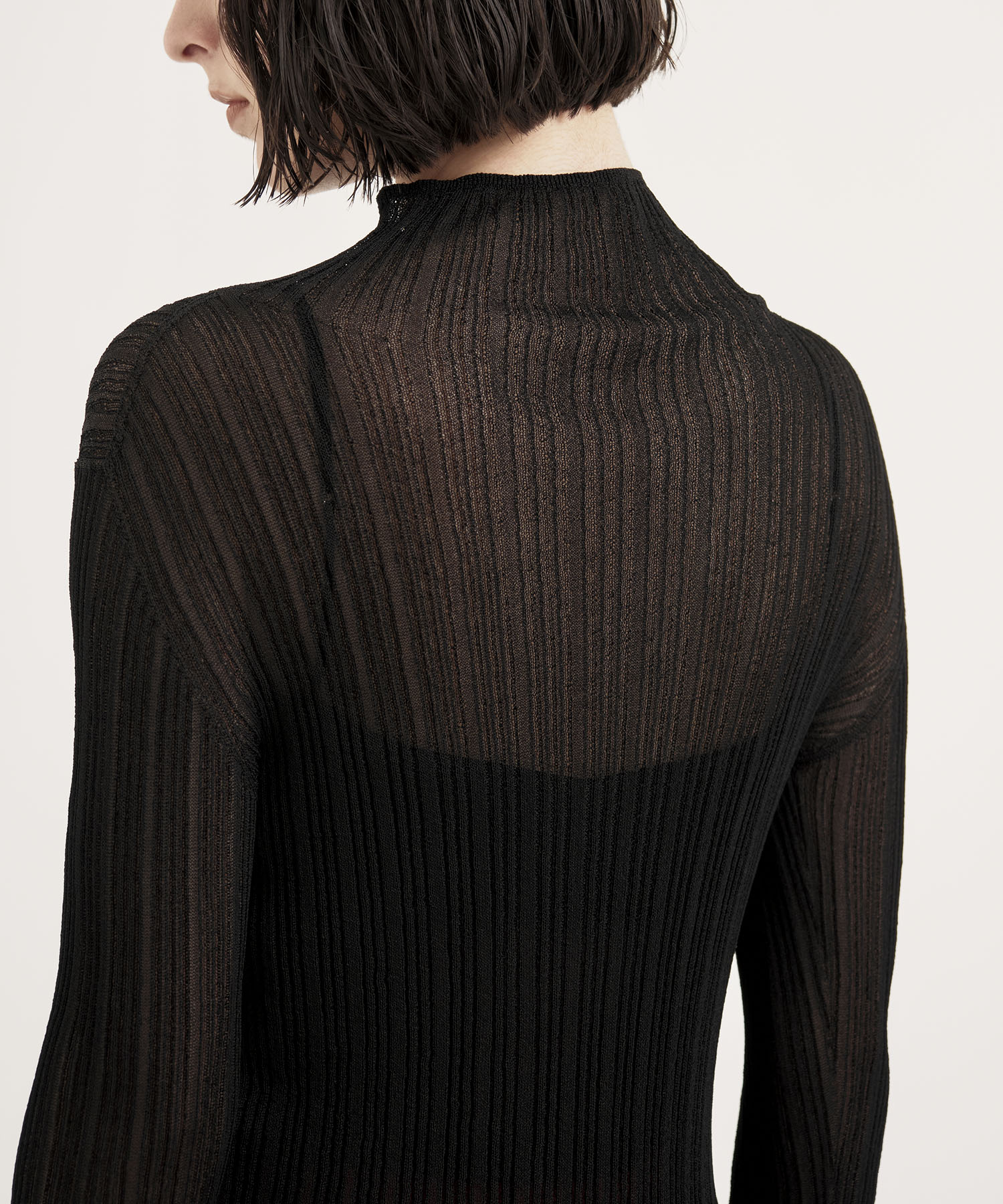 Sheer Rib Knit