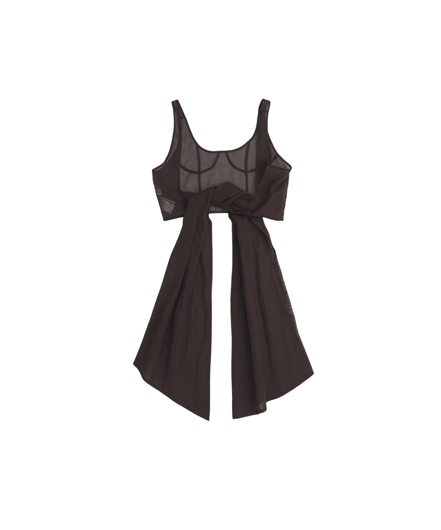 nakes Cotton Organdy Bustier