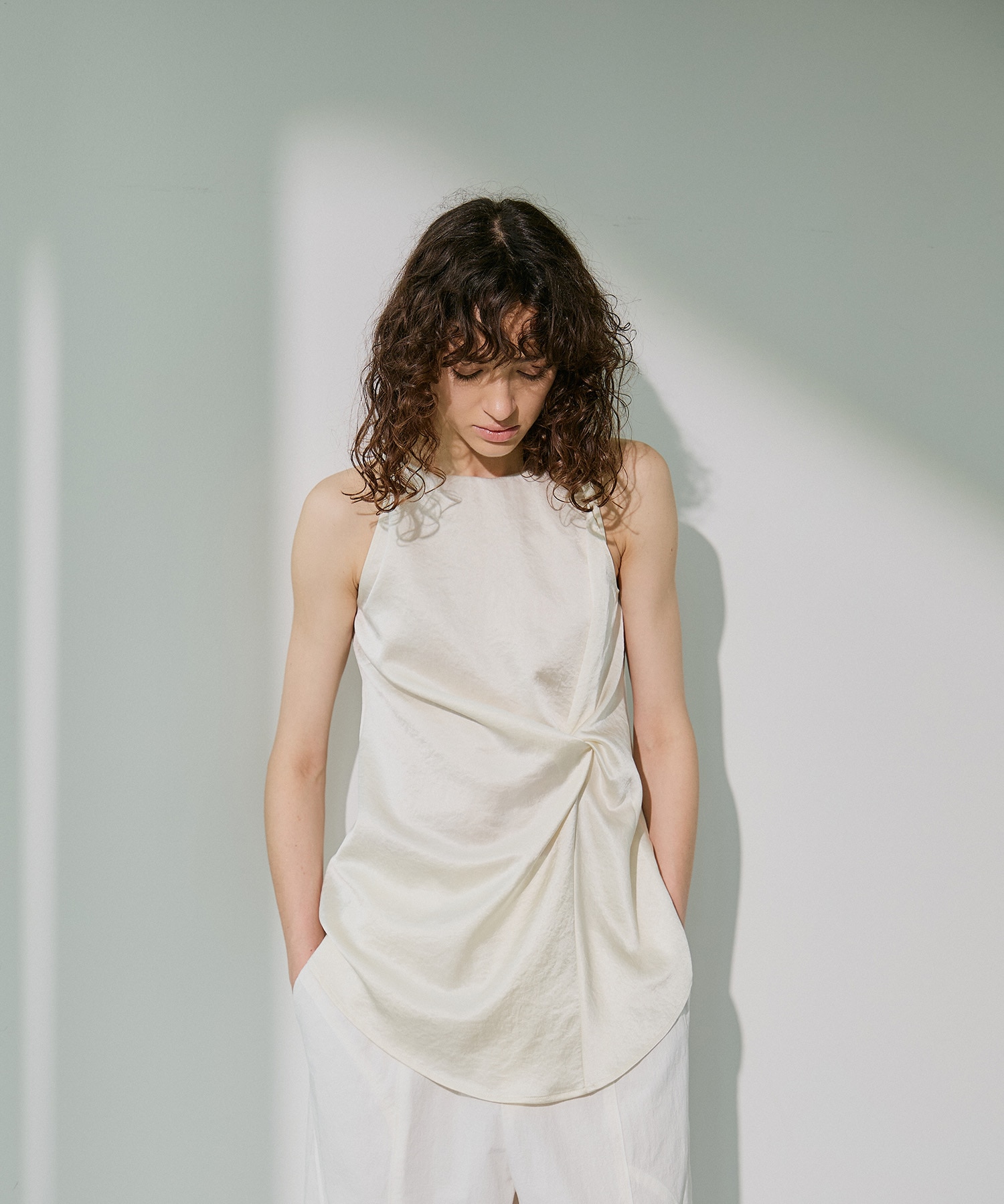 Satin Twist Tank