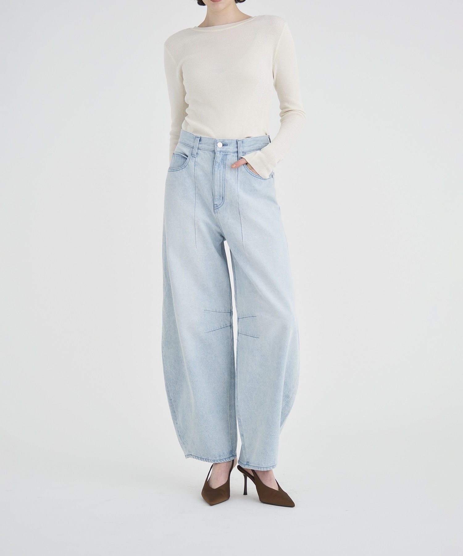 Curve Denim Pants