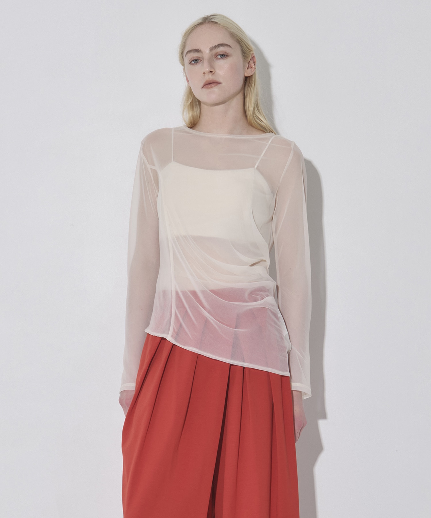 Tack Layered SheerT-Shirt