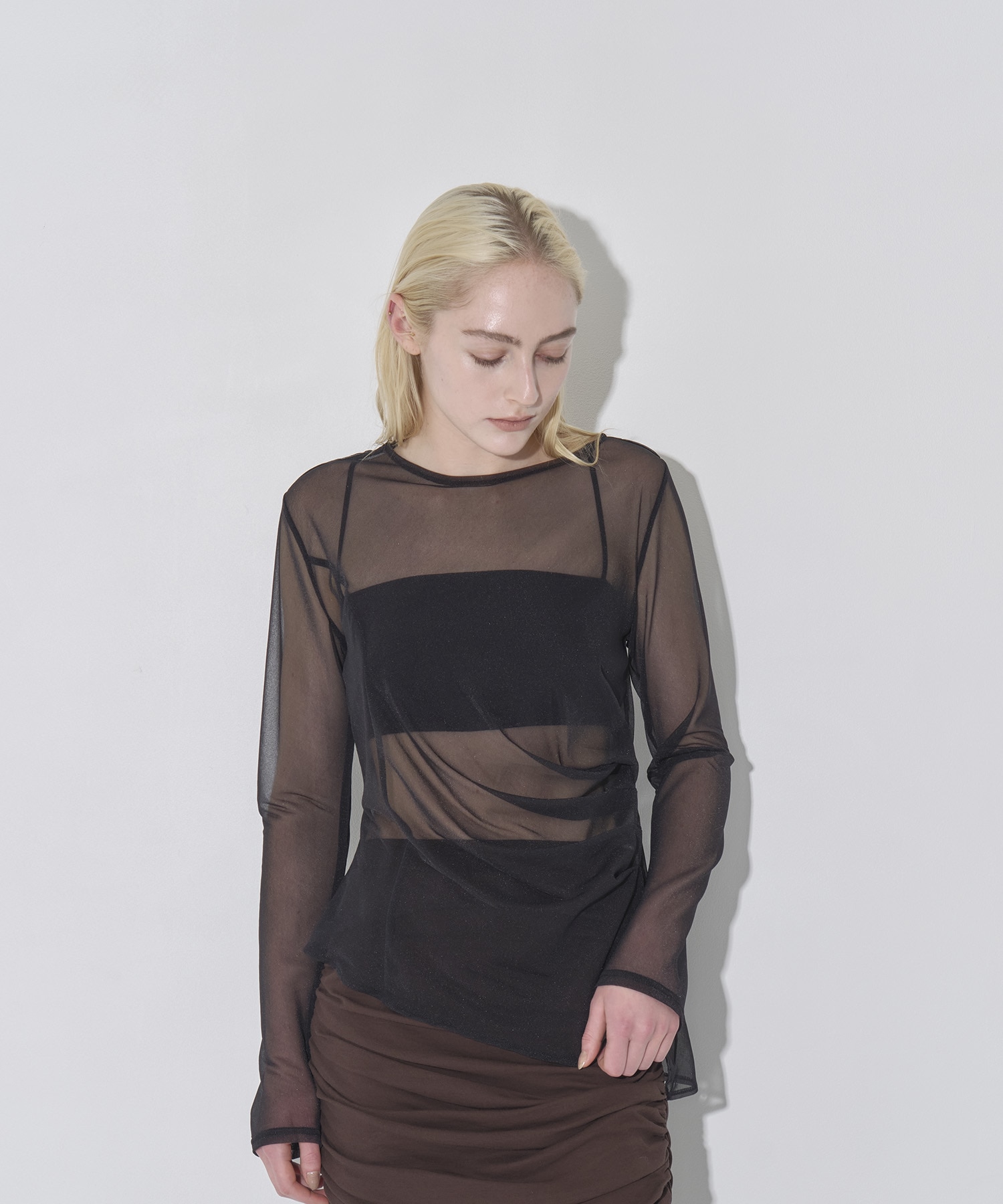 Tack Layered SheerT-Shirt