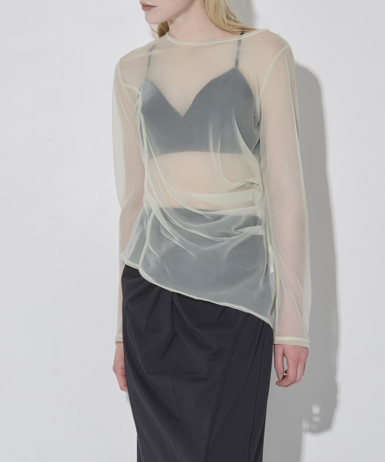 Tack Layered SheerT-Shirt