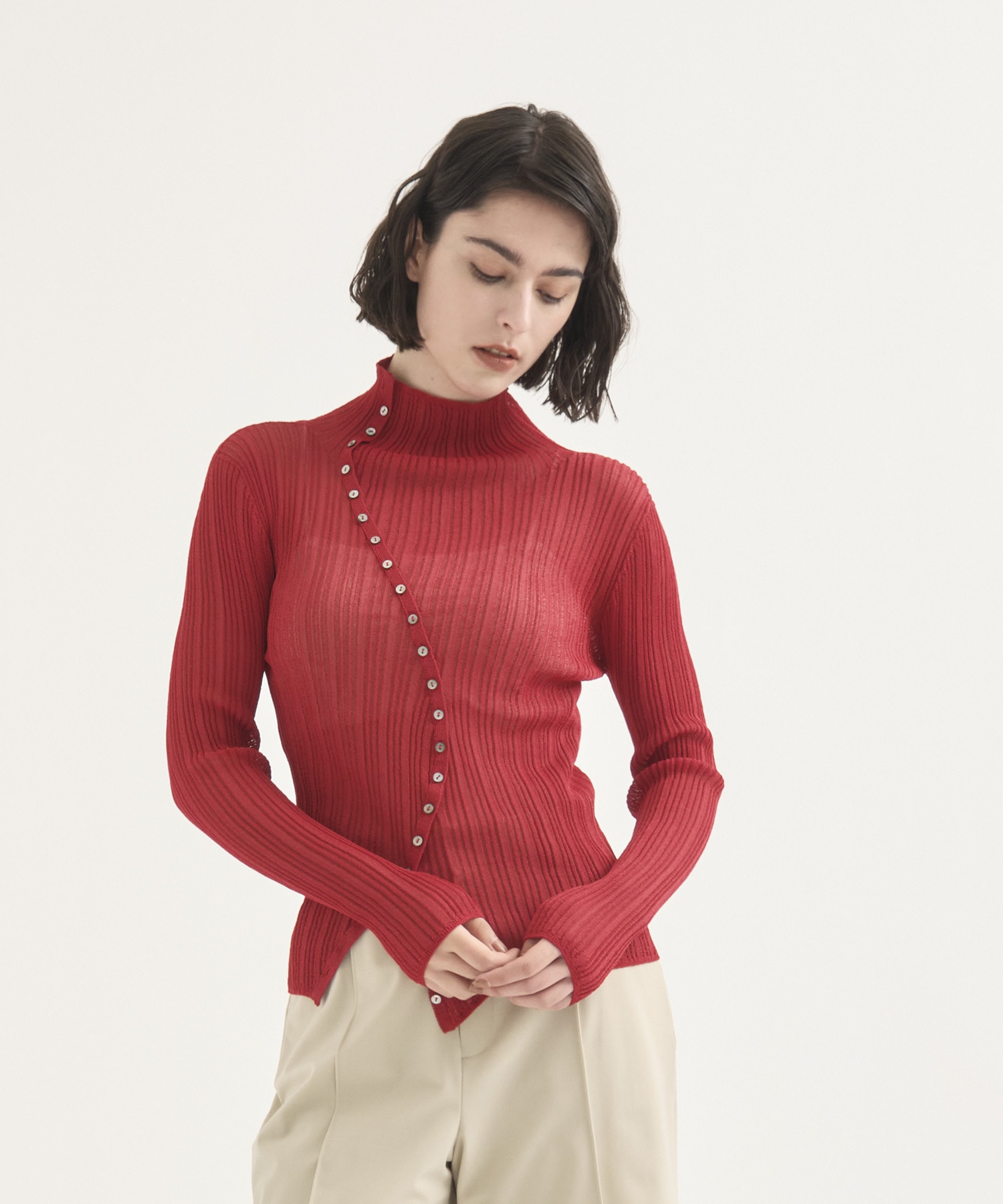Sheer Rib Knit
