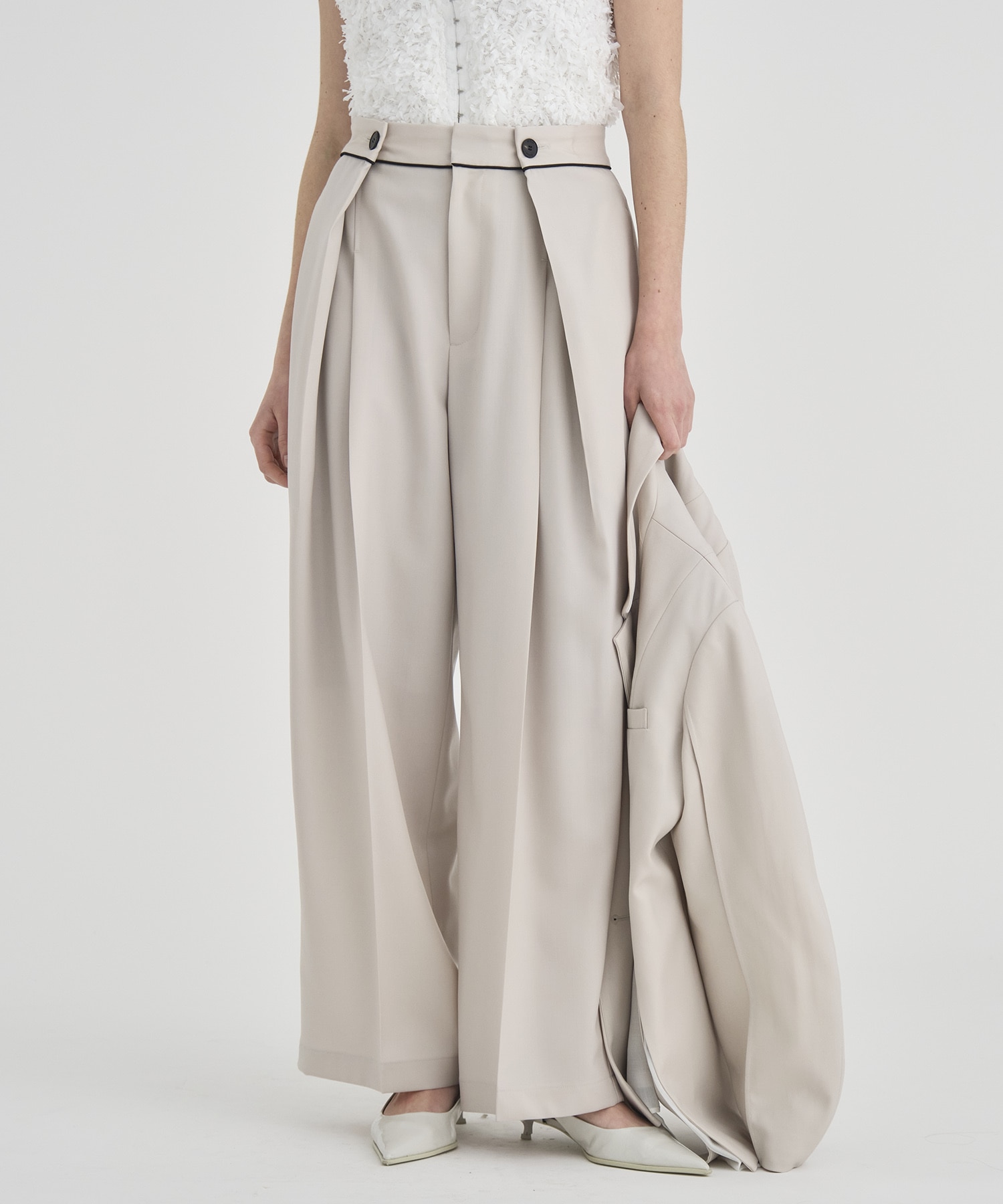 Double Tack Wide Pants