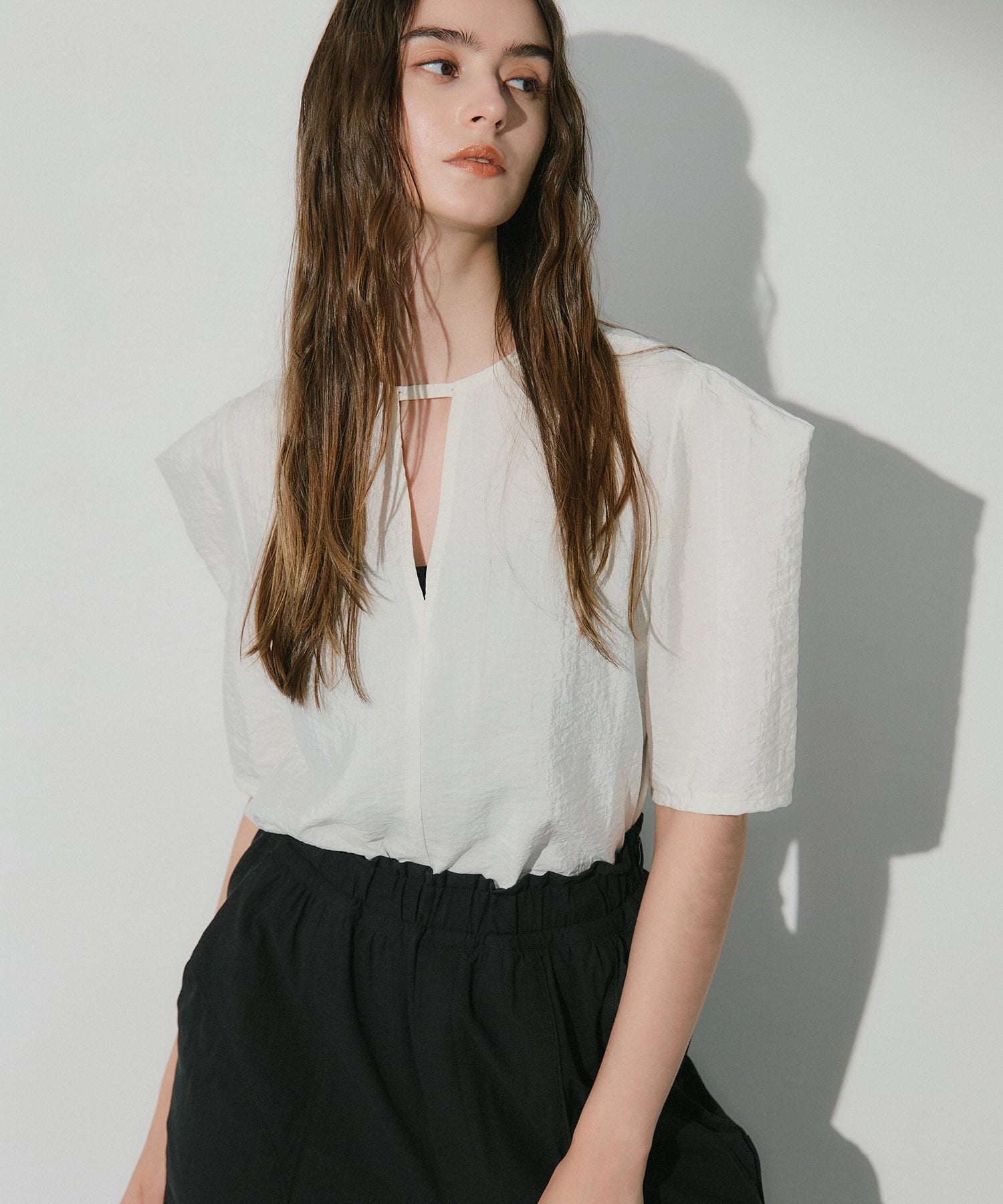 2Way Silk Half Blouse