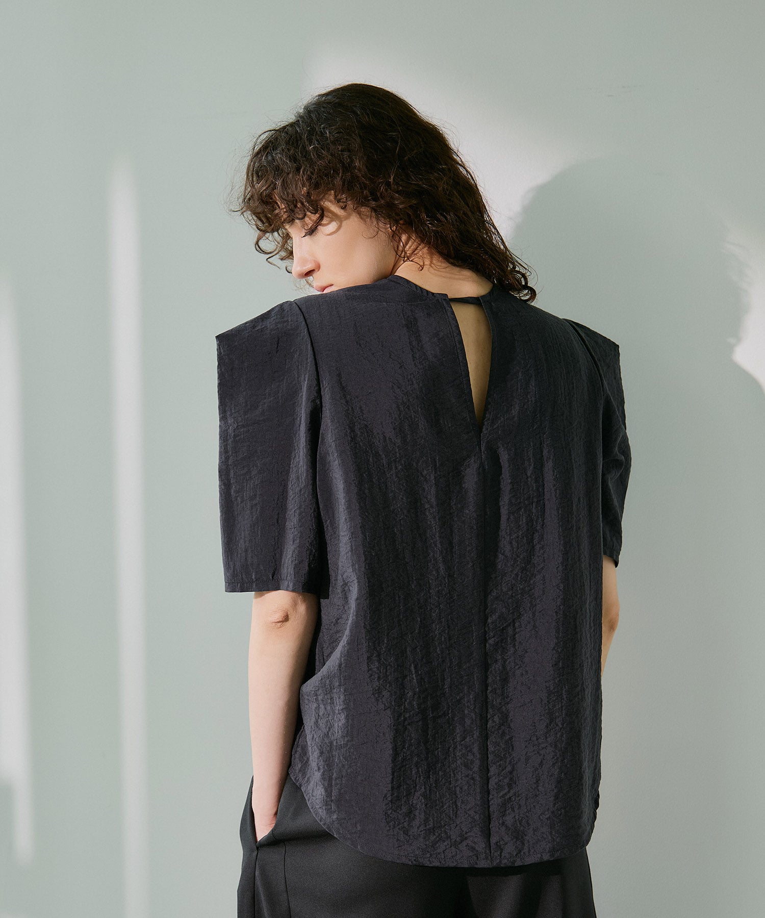 2Way Silk Half Blouse