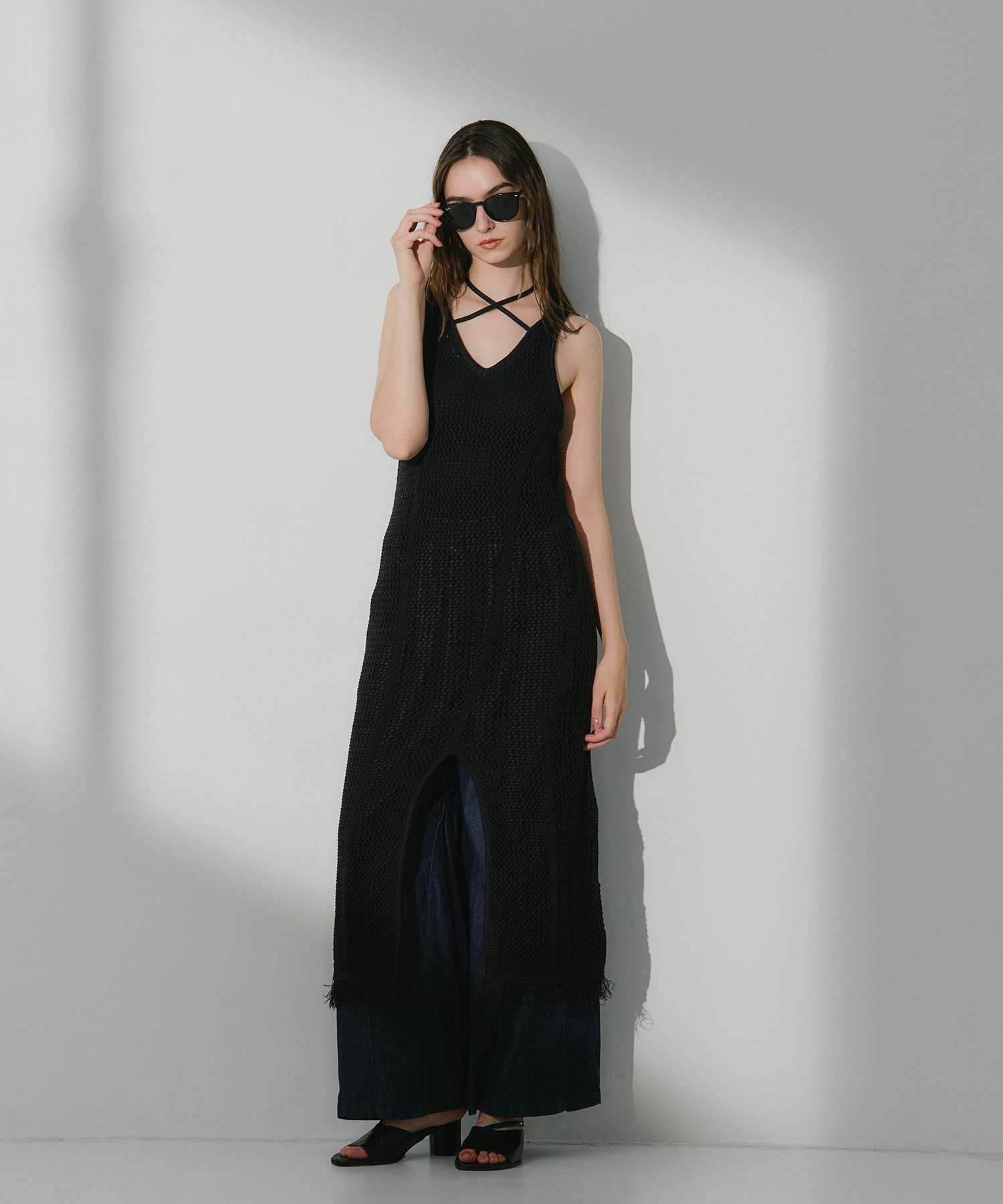 Mesh Knit Onepiece