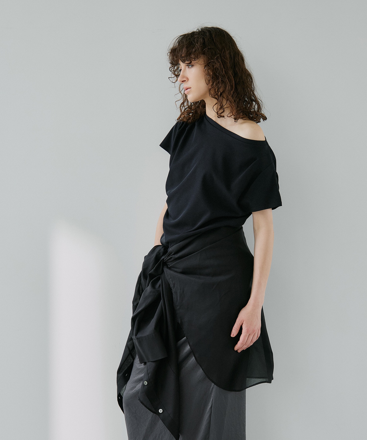 One Shoulder  T-Shirt