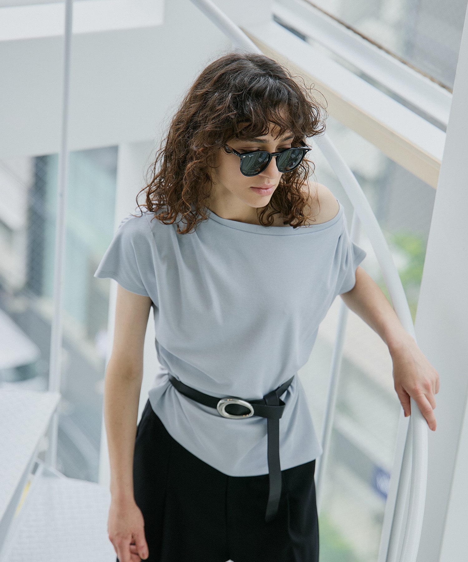 One Shoulder  T-Shirt