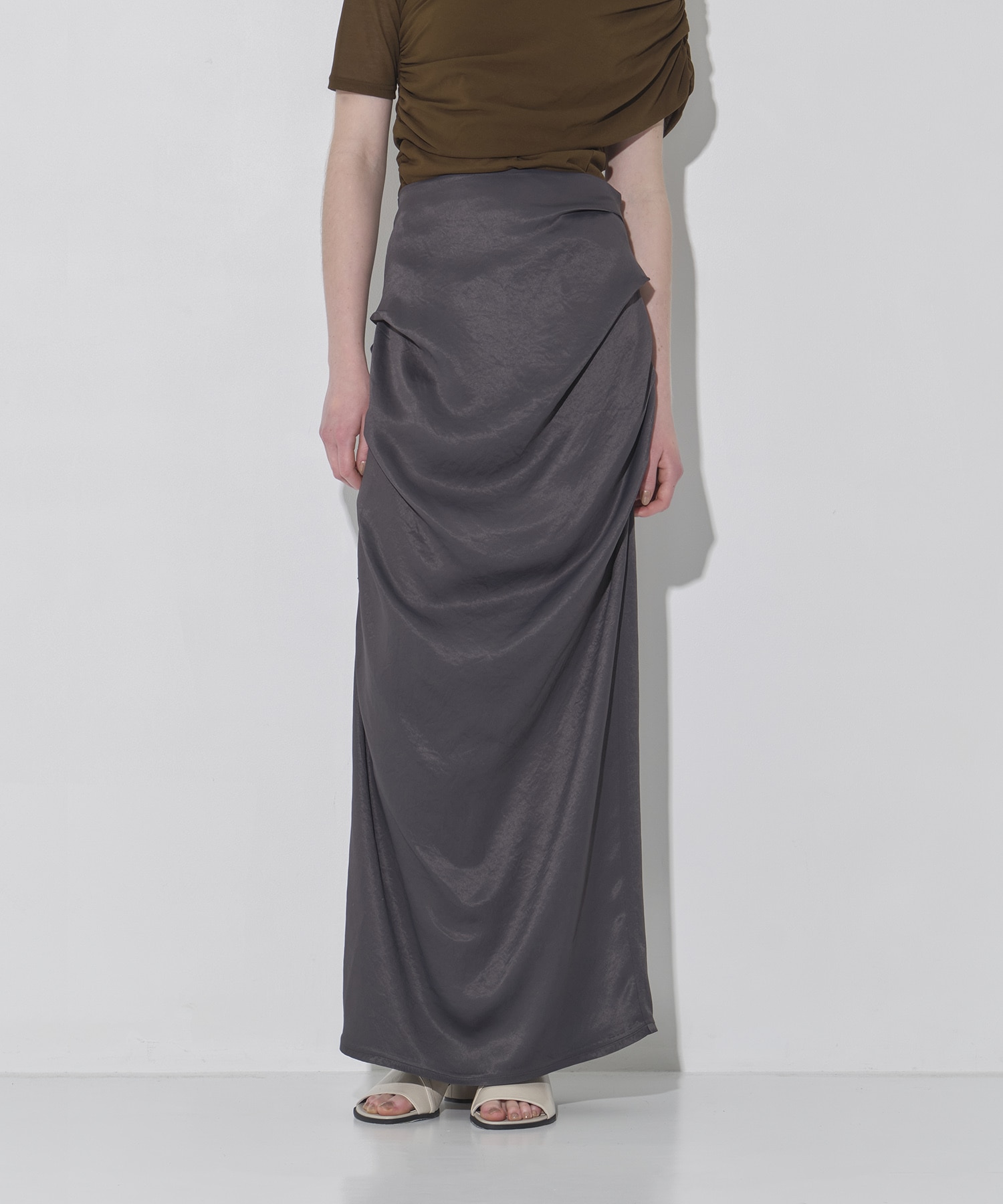 Satin Tack Skirt