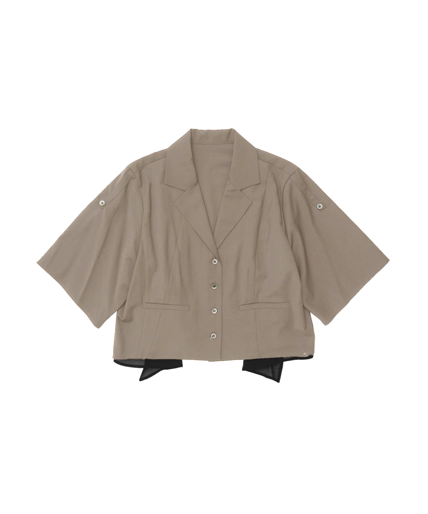 Open Collar Short  Shirts