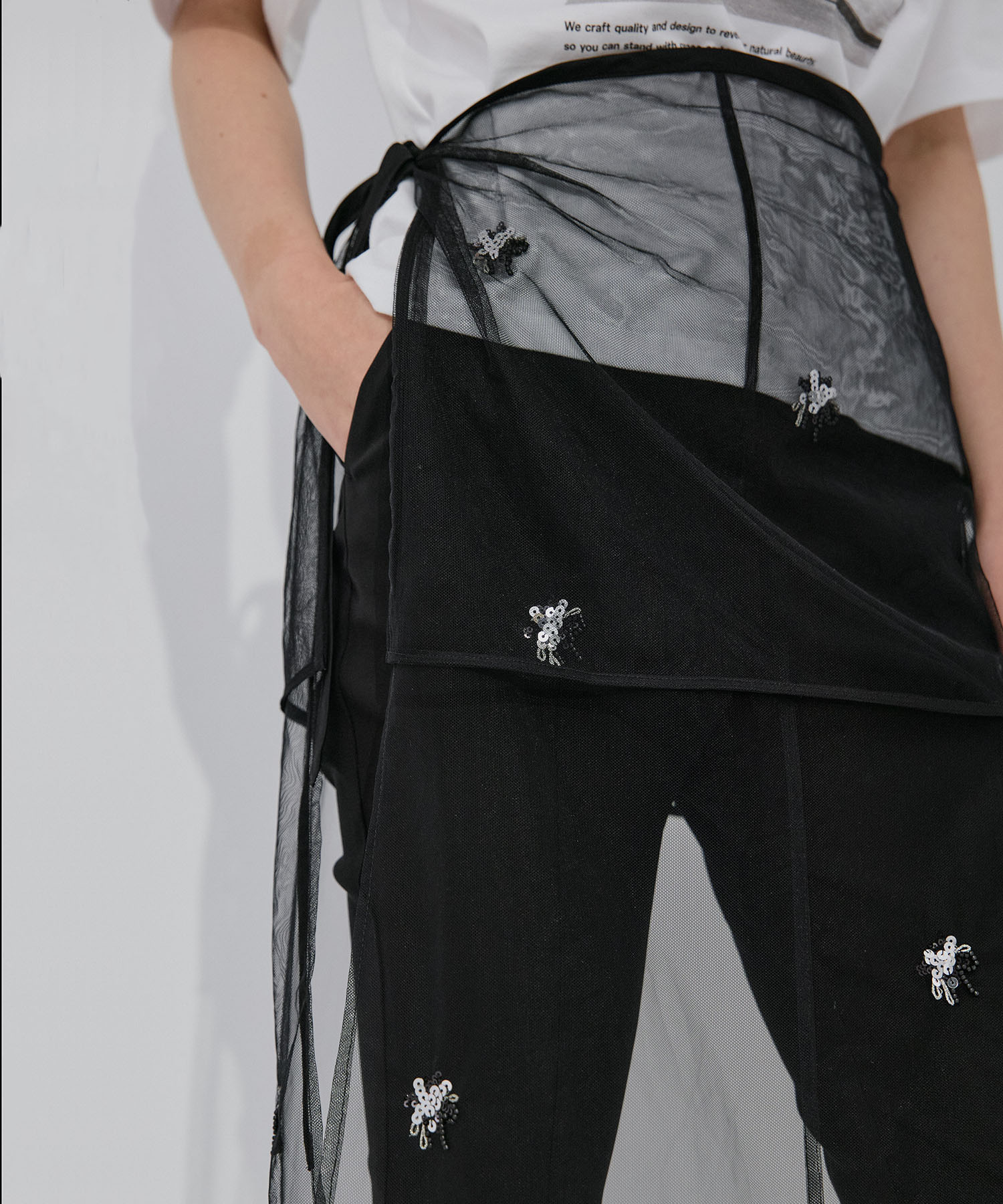 Tulle Motife Skirt